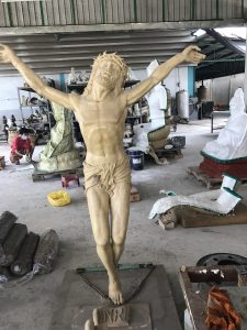 Jesus Crucified Life Size with cross (soon to be sculpted). Contact us for more information
