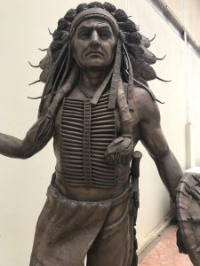 TPMA Bronze Indian Chief Warrior