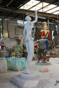 custom fiberglass statue