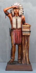 General Cigar Promotion 6ft Cigar Store Indian Completed 1