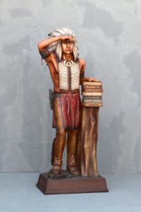 General Cigar Promotion 6ft Cigar Store Indian Completed 2