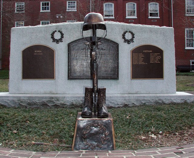 Bronze Battlecross war memorial