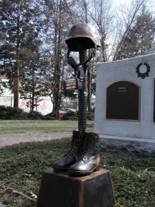 Bronze Battlecross war memorial 2