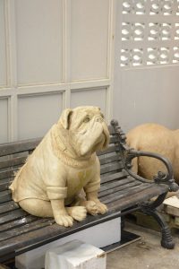 Yale Custom Bulldog on Bench Model 2